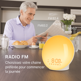 Réveil Radio Simulateur d'Aube connectée