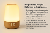 Réveil Simulateur d'Aube Veilleuse