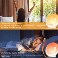 Réveil Radio Simulateur d'Aube connectée