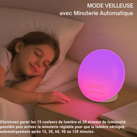 Réveil Radio Simulateur d'Aube connectée